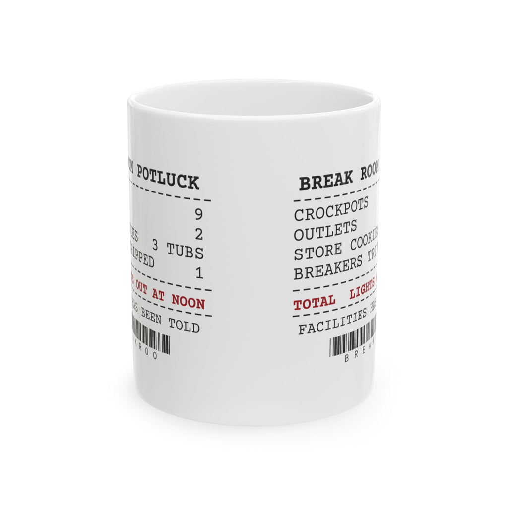 Funny Christmas Coworker Coffee Mug Nine Crockpots Two Outlets