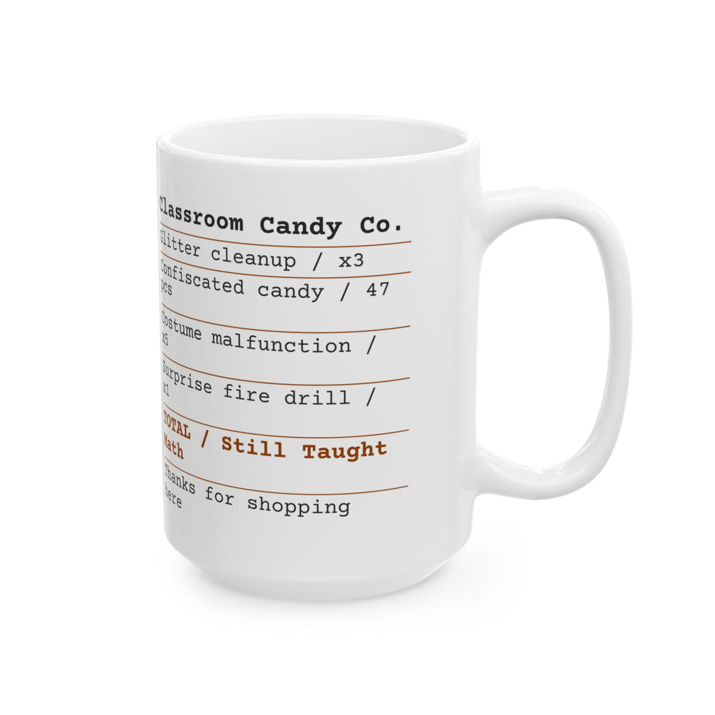 Spooky Teacher Coffee Mug Classroom Candy Receipt For Teachers