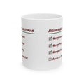 Funny Newlywed Christmas Coffee Mug Merged Everything Checklist