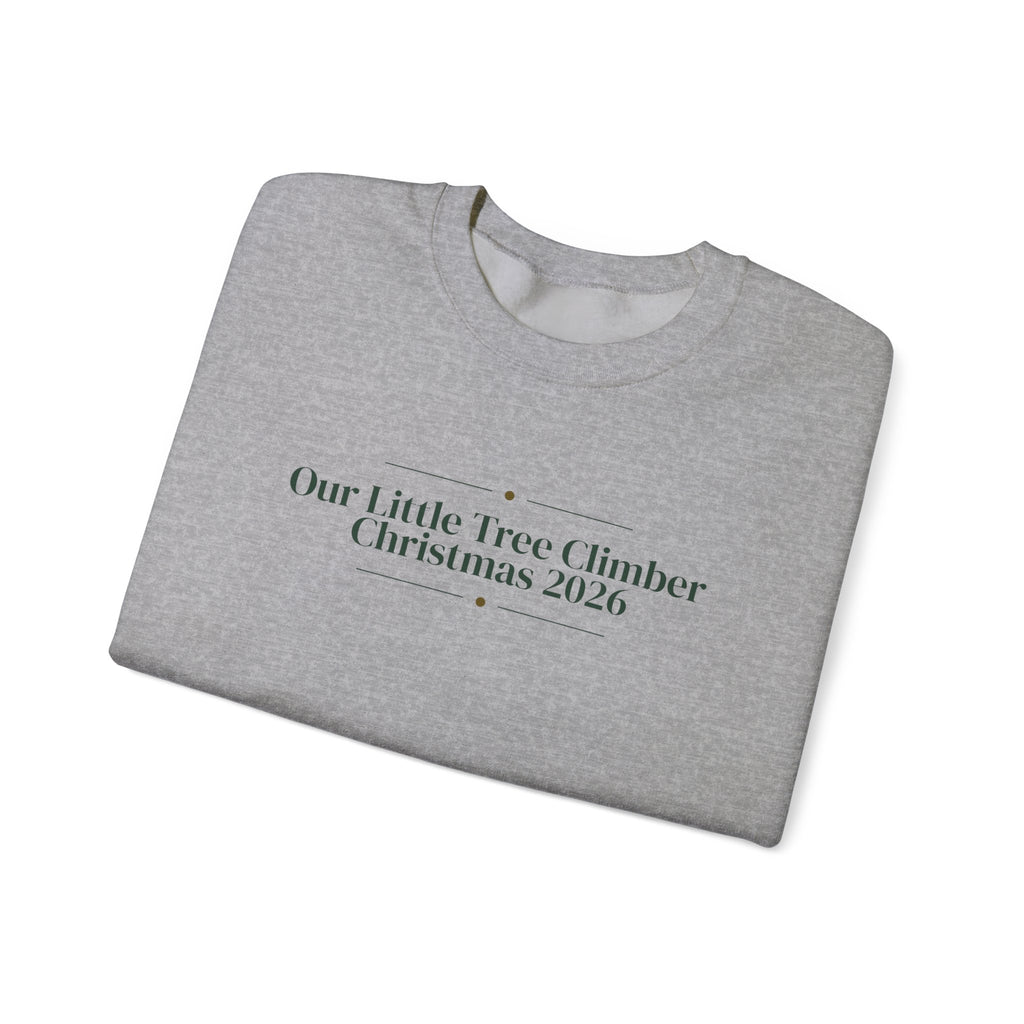 Christmas Cat Sweatshirt Our Little Tree Climber Christmas 2026