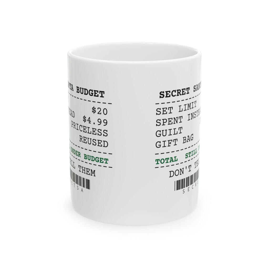 Funny White Elephant Mug Still Under Budget