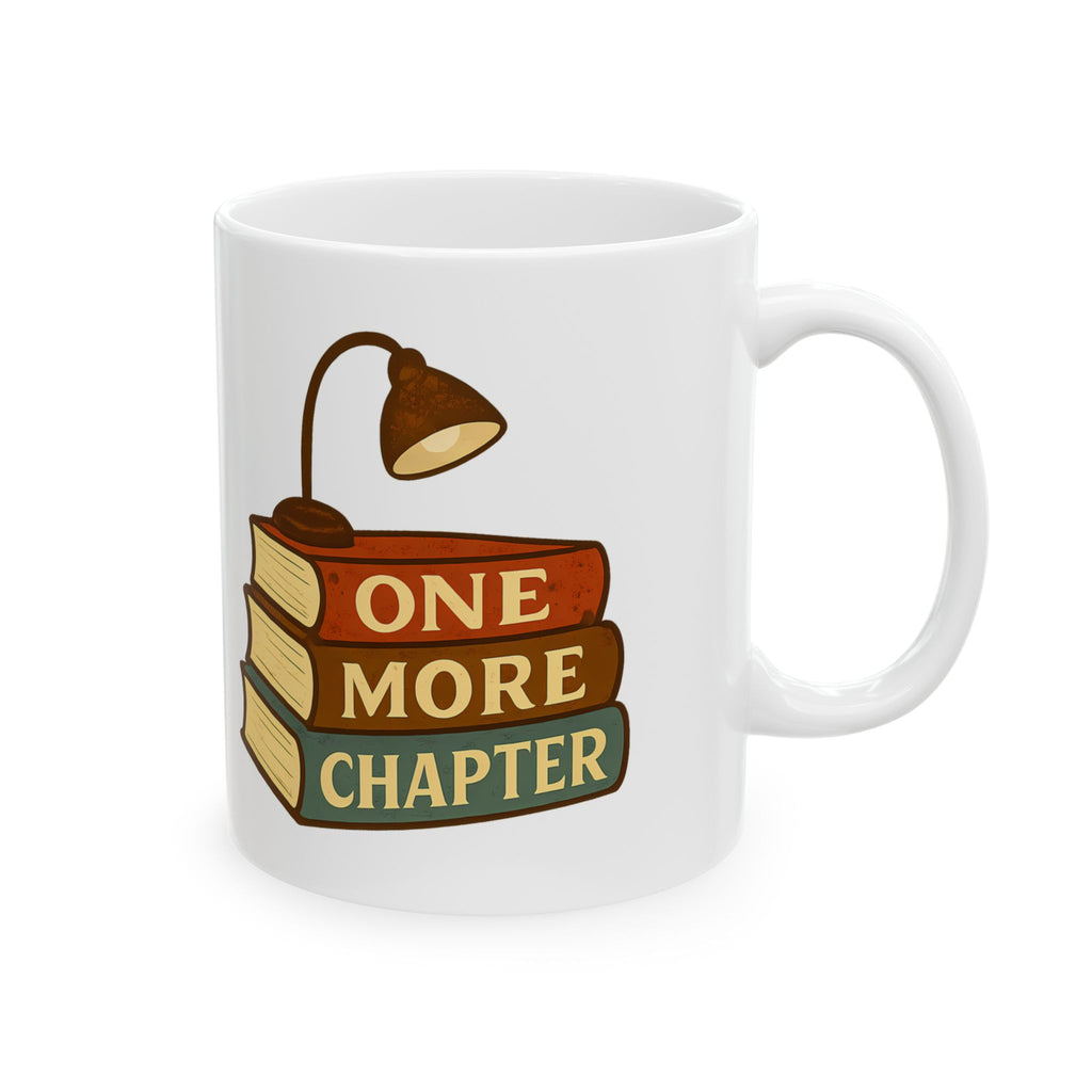 One More Chapter Funny Book Lover Reading Coffee Mug