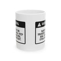 Black Cat On Premises Coffee Mug Halloween