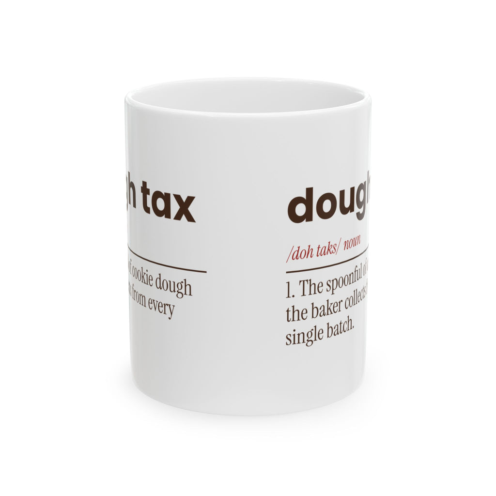Funny Christmas Baking Coffee Mug Dough Tax Dictionary For Bakers