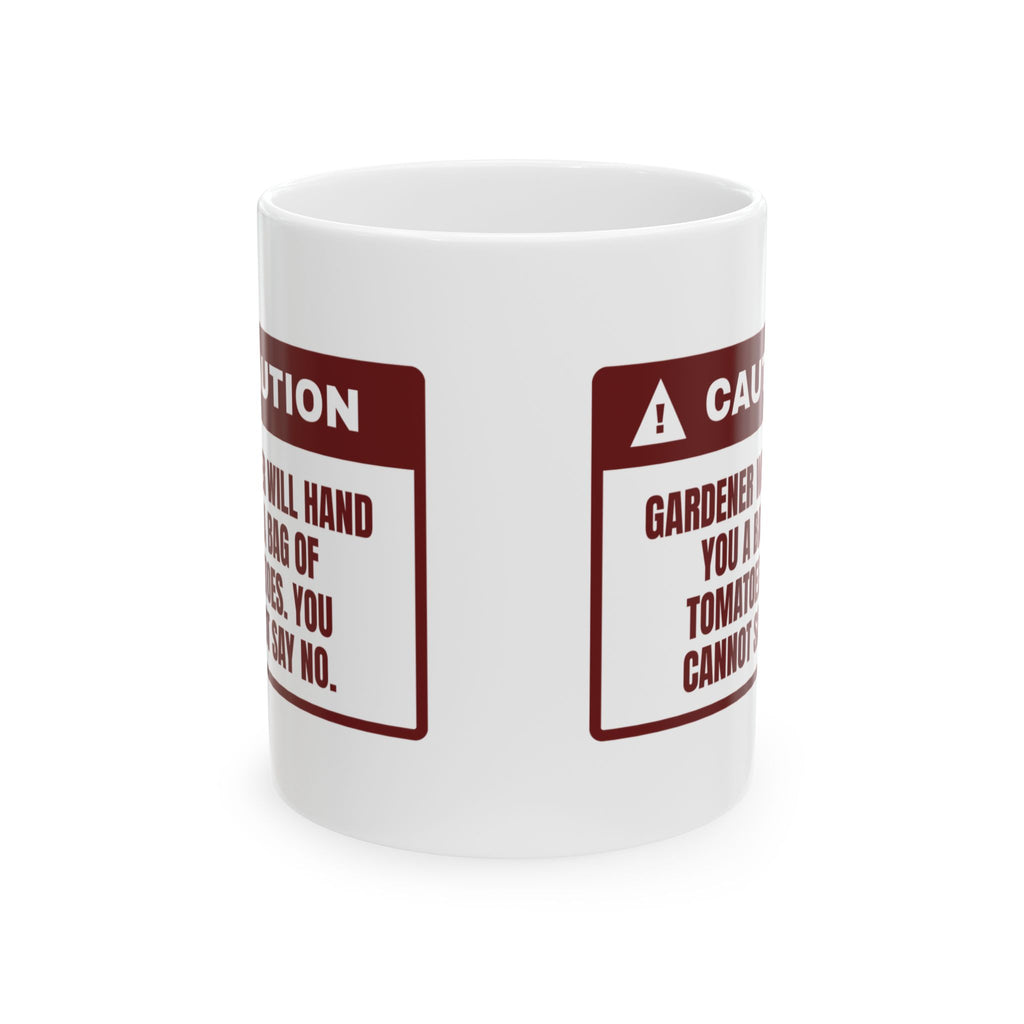 Funny Vegetable Gardener Mug You Will Leave With Tomatoes