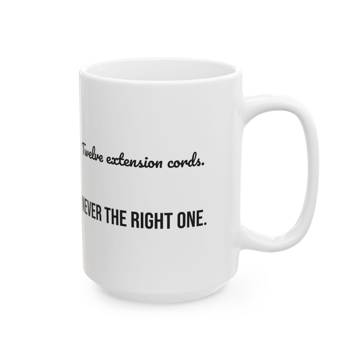 Funny Garage Dad Coffee Mug Extension Cords For Dad