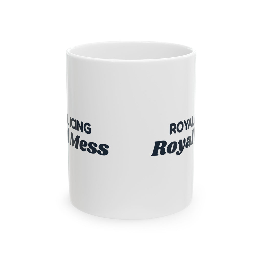 Funny Christmas Cookie Decorating Coffee Mug Royal Icing Royal Mess