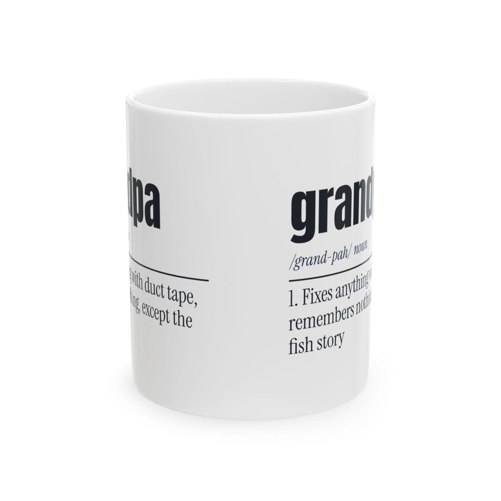 Funny Grandpa Dictionary Coffee Mug Definition For Grandpa