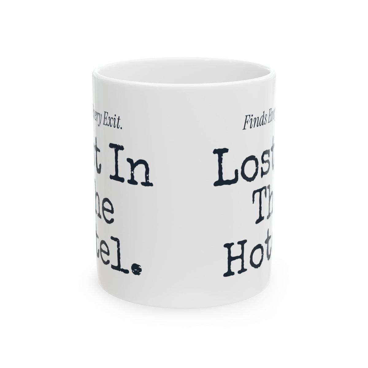 Funny Flight Attendant Coffee Mug Finds Every Exit Lost In The Hotel