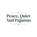 Christmas Sticker Peace Quiet And Pajamas For Introverts