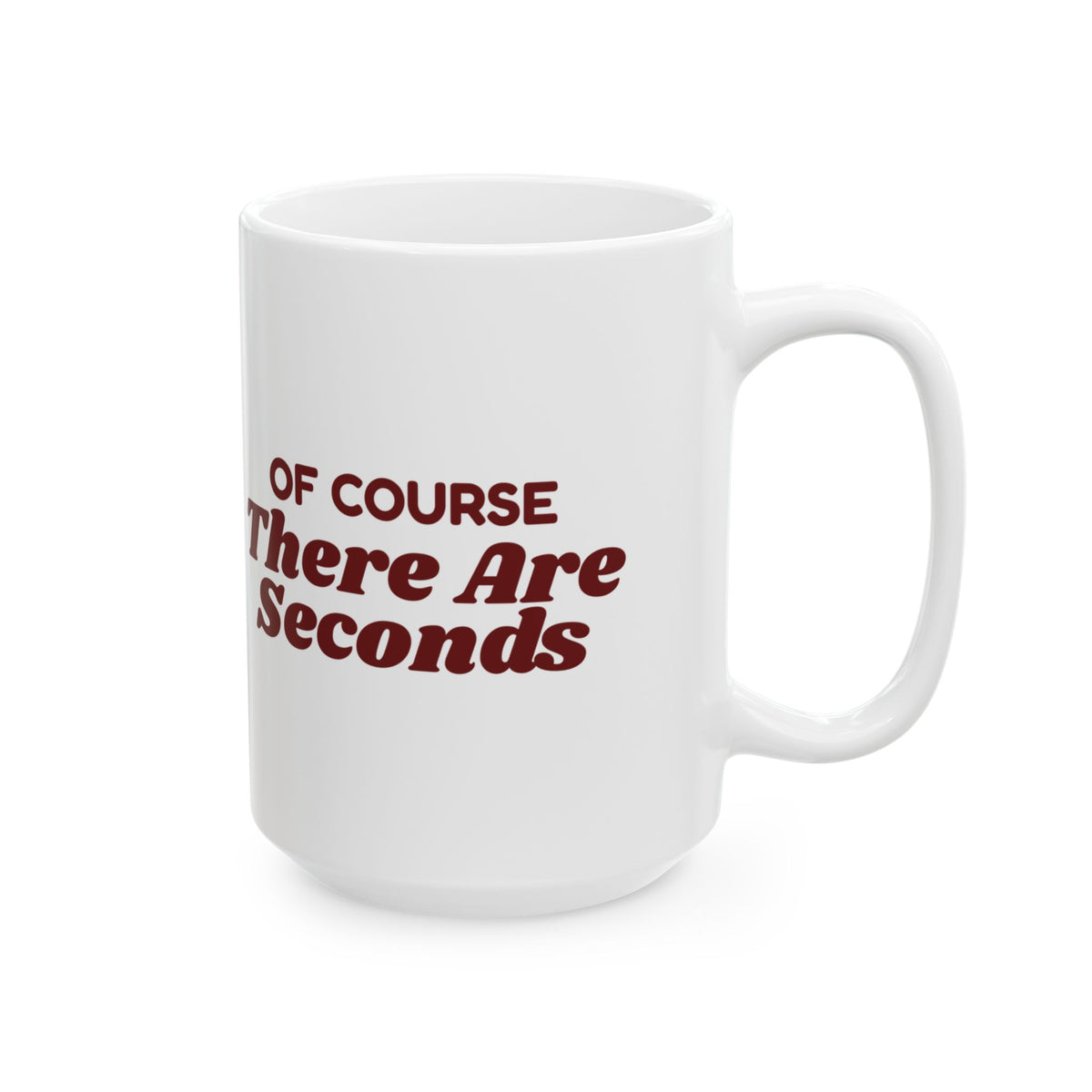 Funny Christmas Host Coffee Mug Of Course There Are Seconds