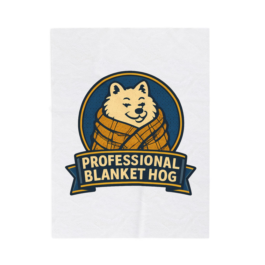 Funny Professional Blanket Hog Dog Mom Dog Dad Cozy Throw Blanket