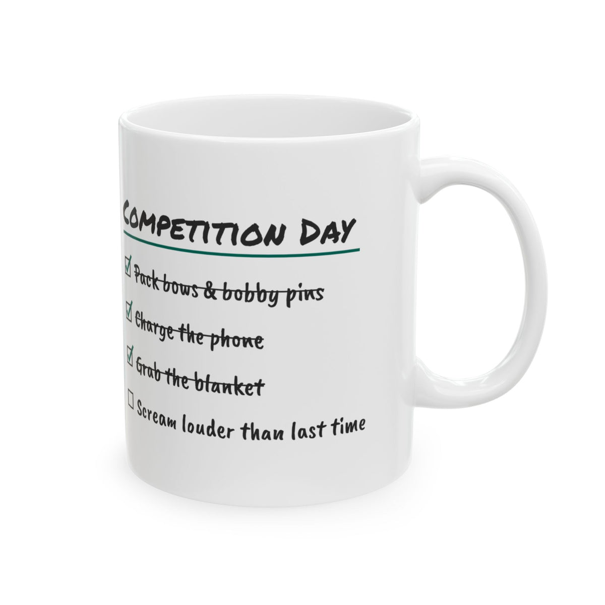 Cheer Mom Coffee Mug Scream Louder Than Last Time
