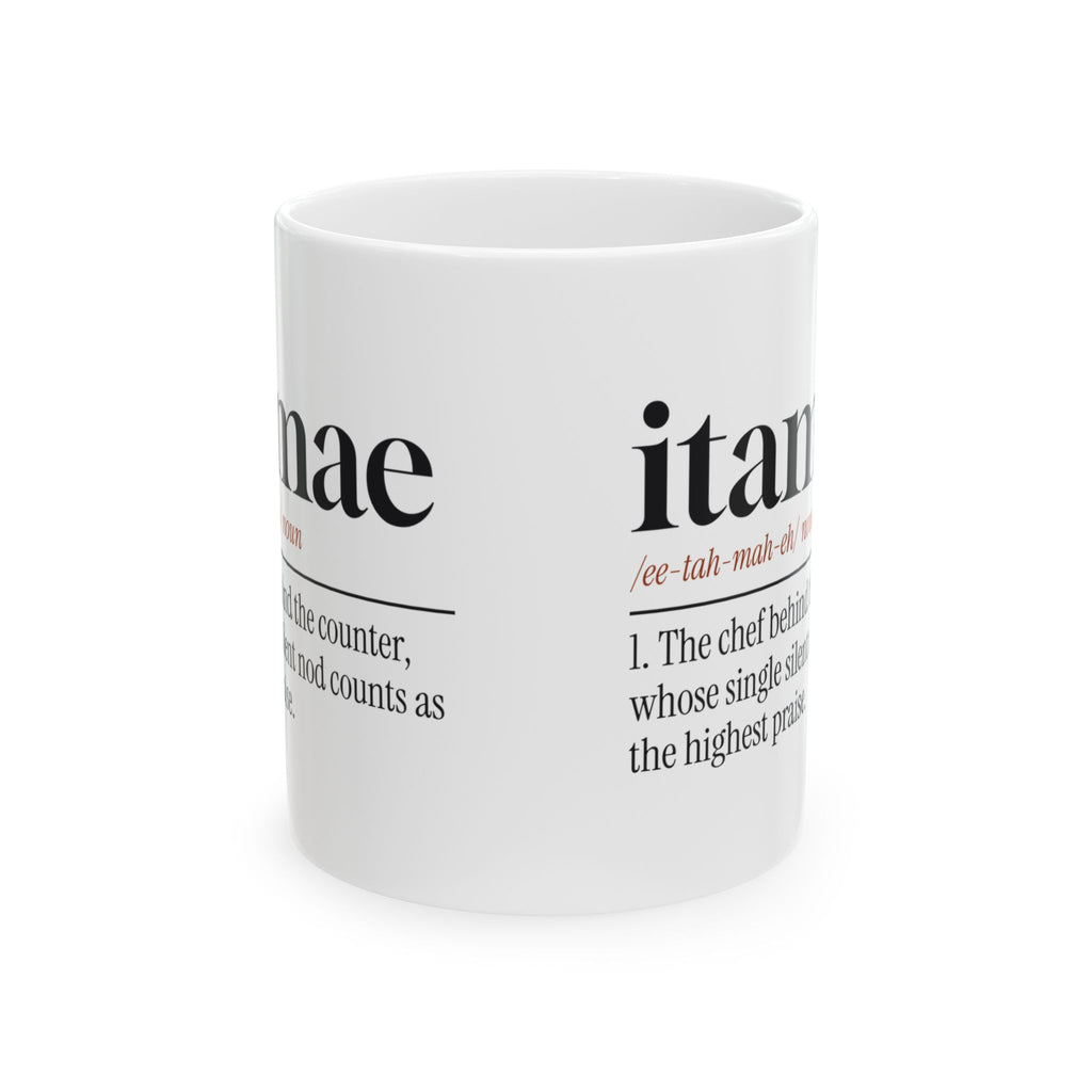 Funny Sushi Coffee Mug Itamae Definition For Sushi Chefs
