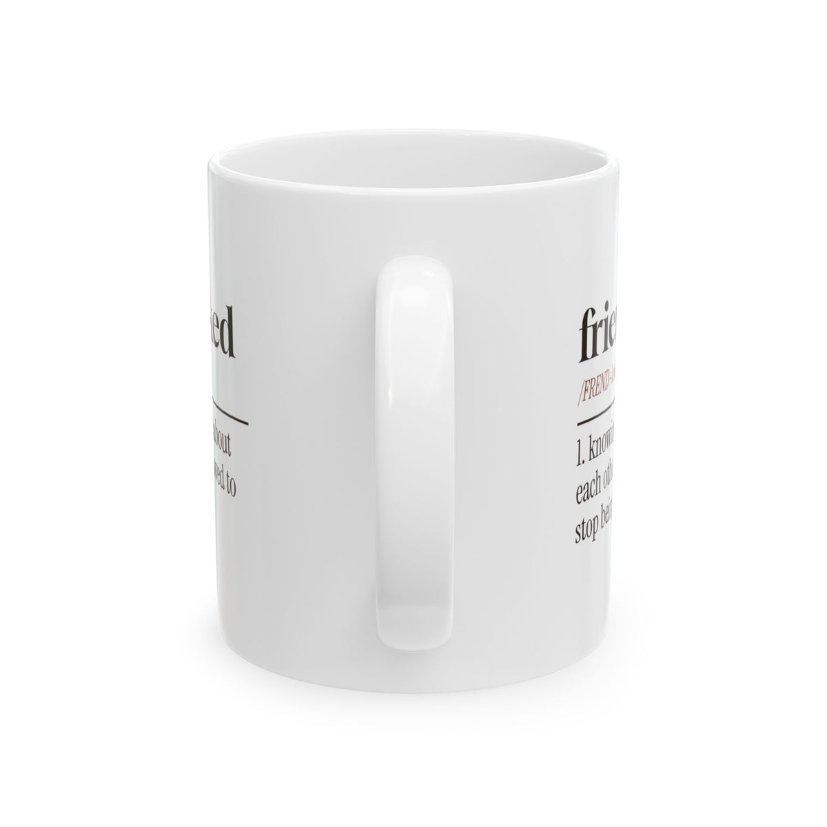 Funny Bestie Coffee Mug Friendlocked Dictionary Definition For BFFs