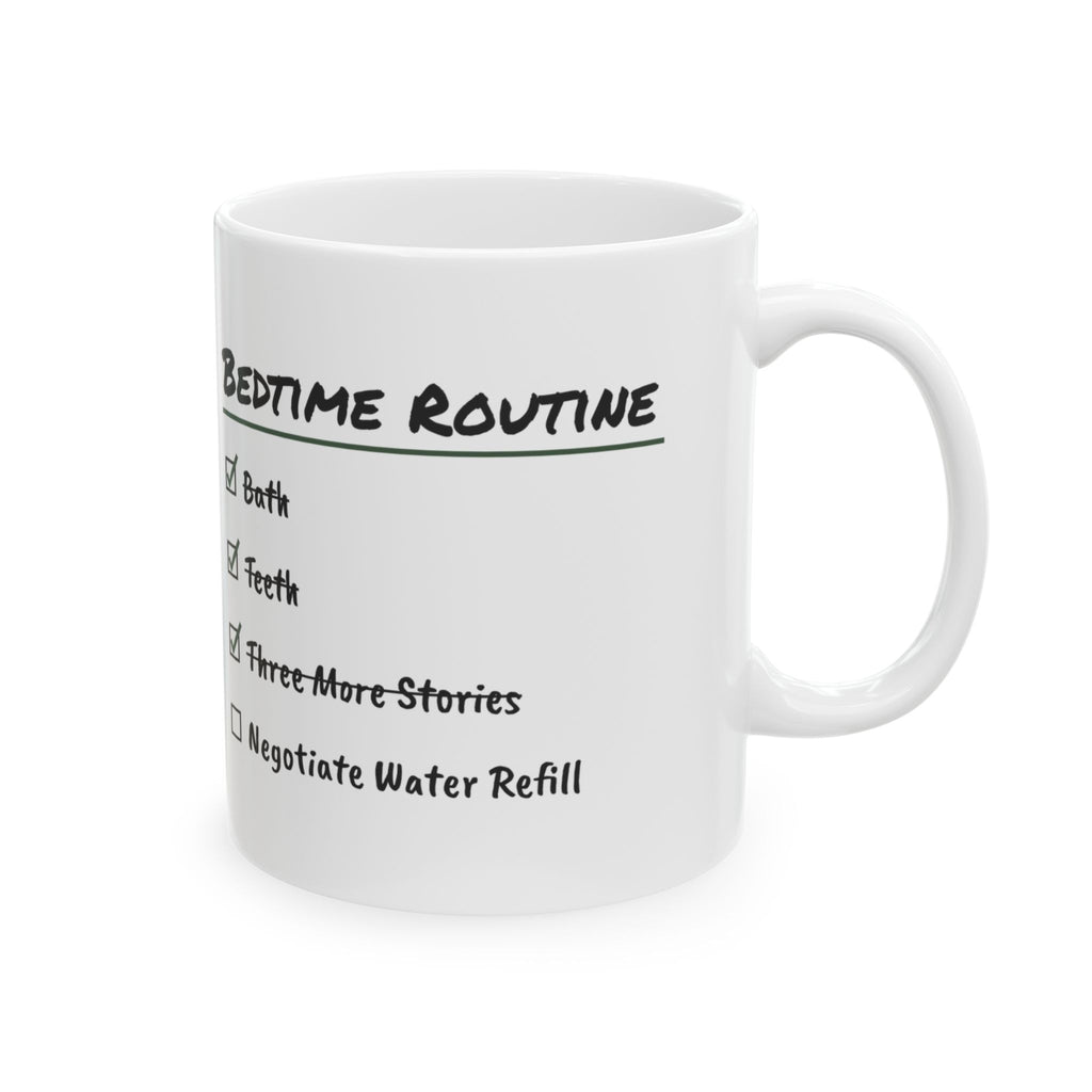 Funny Mom Checklist Coffee Mug Bedtime Negotiation For Wife