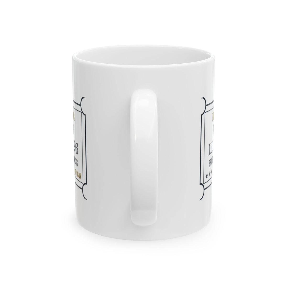 Funny Christmas Coffee Mug Now Serving Dec 26 Line Ticket