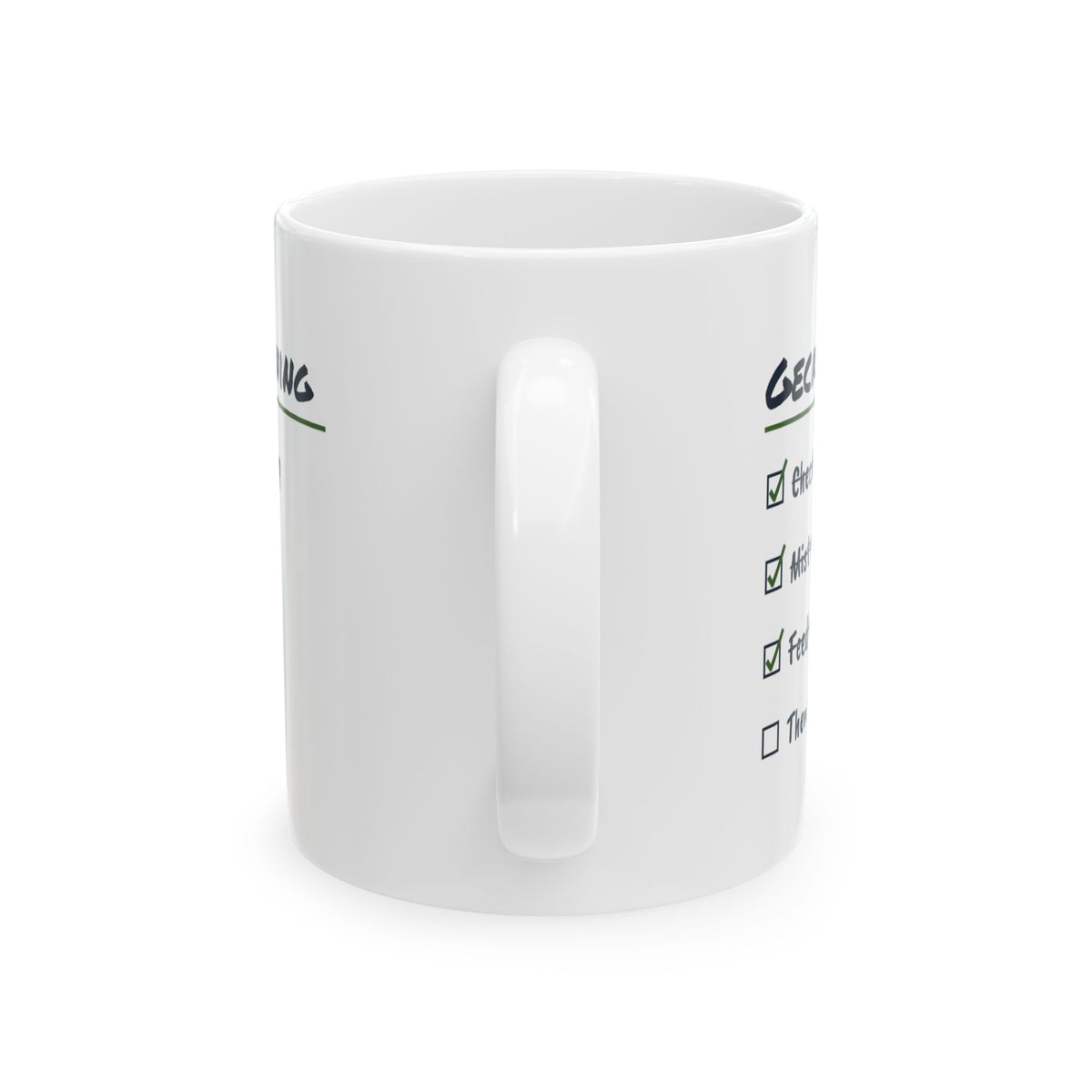 Funny Reptile Coffee Mug Gecko Morning Checklist For Reptile Owners