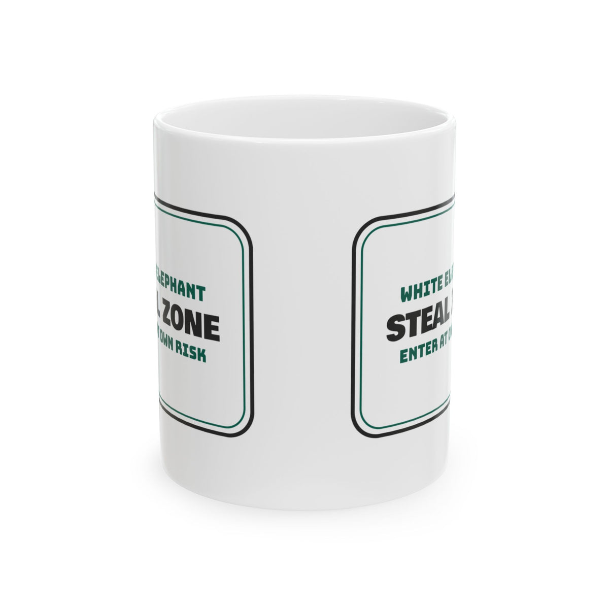 White Elephant Steal Zone Coffee Mug For Party