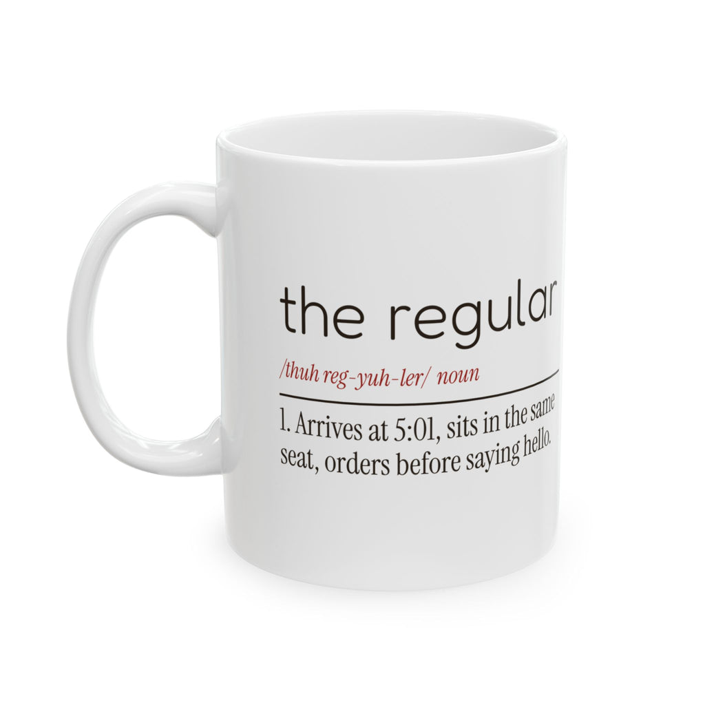 Funny Bartender Coffee Mug The Regular Dictionary Definition