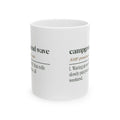 Funny RV Coffee Mug Campground Wave Dictionary Definition