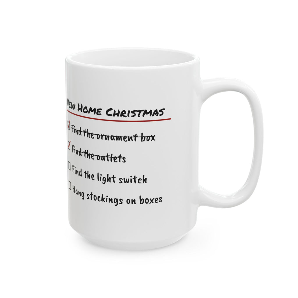 Funny Christmas Coffee Mug New Home Christmas Checklist