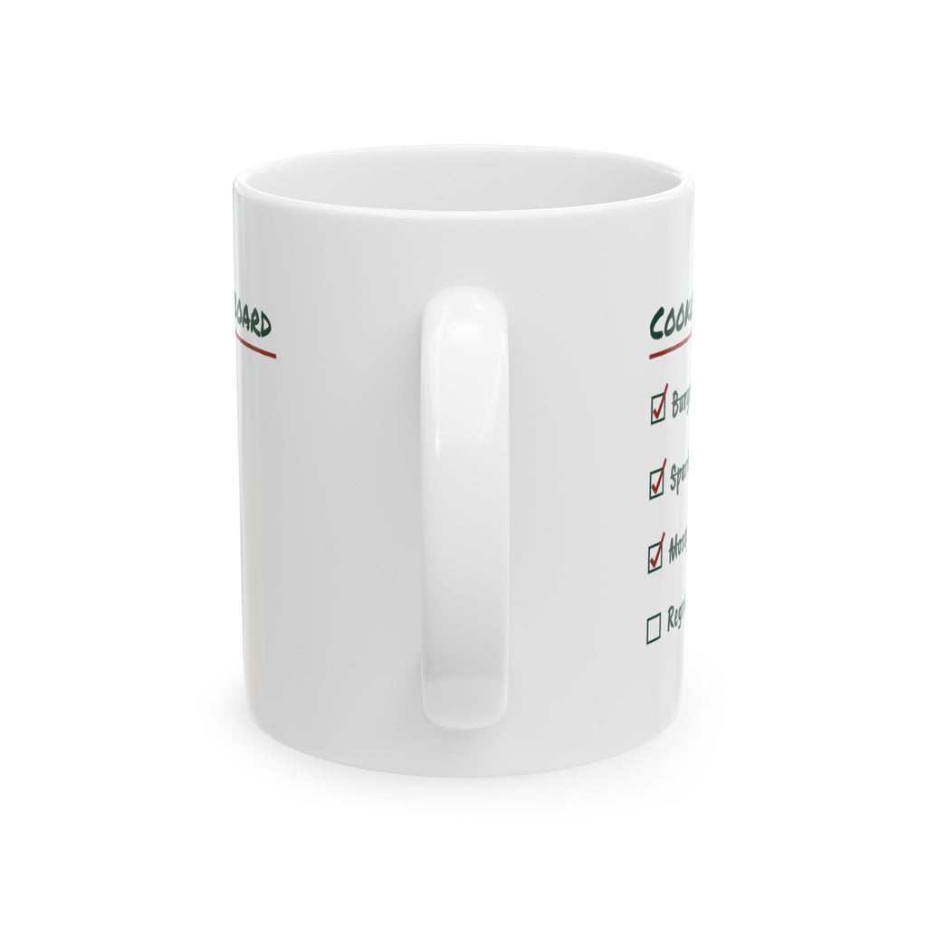 Funny Cookout Scoreboard Coffee Mug Checklist For BBQ Lovers