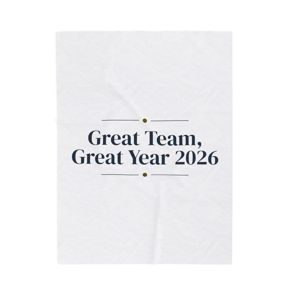 Christmas Throw Blanket Great Team Great Year 2026 For Coworkers