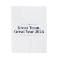 Christmas Throw Blanket Great Team Great Year 2026 For Coworkers