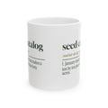Funny Vegetable Gardener Coffee Mug Seed Catalog Definition