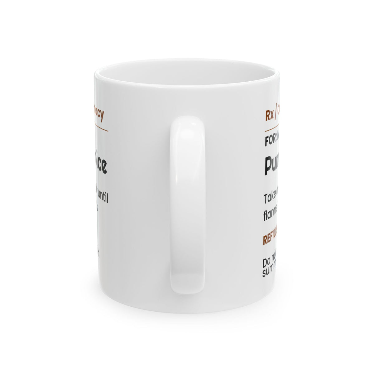 Pumpkin Spice Rx Coffee Mug Halloween