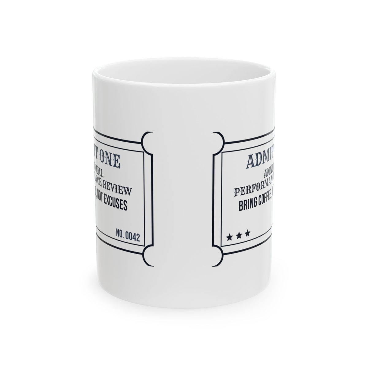 Annual Review Bring Coffee Mug For Boss