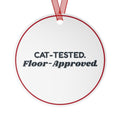 Funny Cat Christmas Ornament Cat Tested Floor Approved Tree Decoration