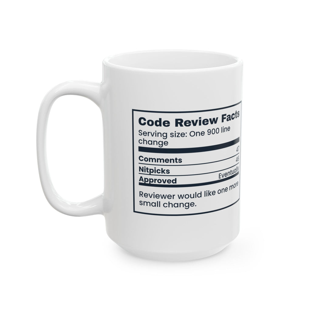 Funny Software Developer Coffee Mug Code Review Facts For Programmers