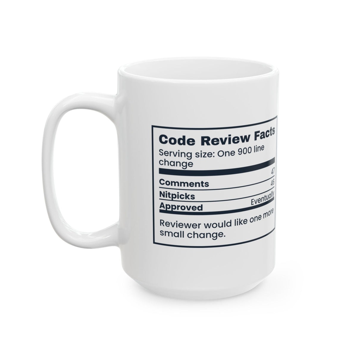 Funny Software Developer Coffee Mug Code Review Facts For Programmers