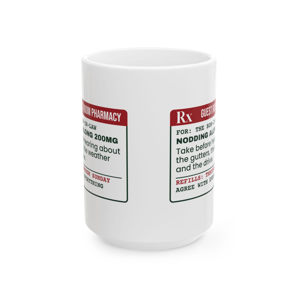 Funny Christmas Coffee Mug Nodding Along 200mg Through Sunday
