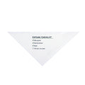 Funny Softball Catcher Dog Bandana Checklist For Catcher