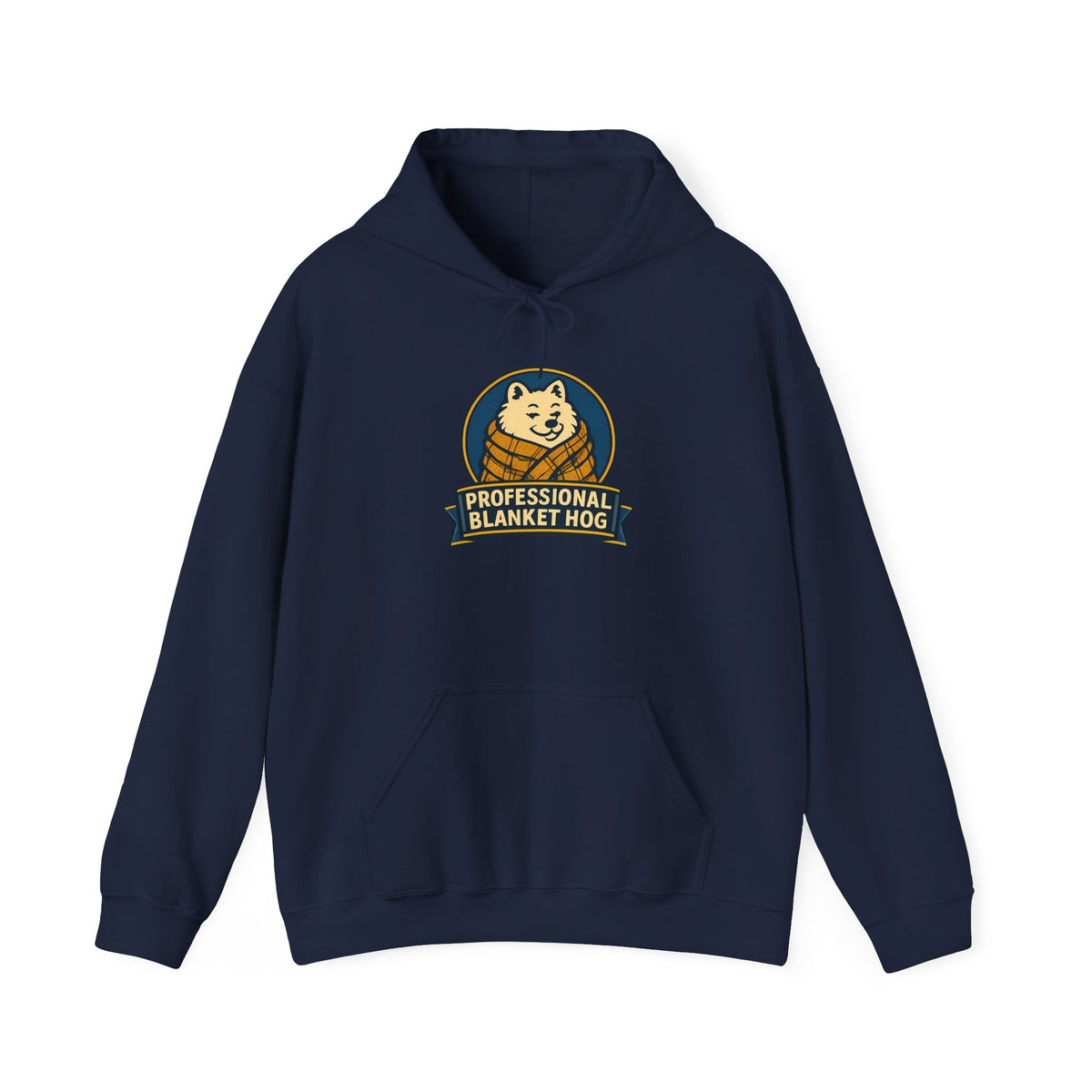 Funny Professional Blanket Hog Dog Mom Dog Dad Cozy Hoodie