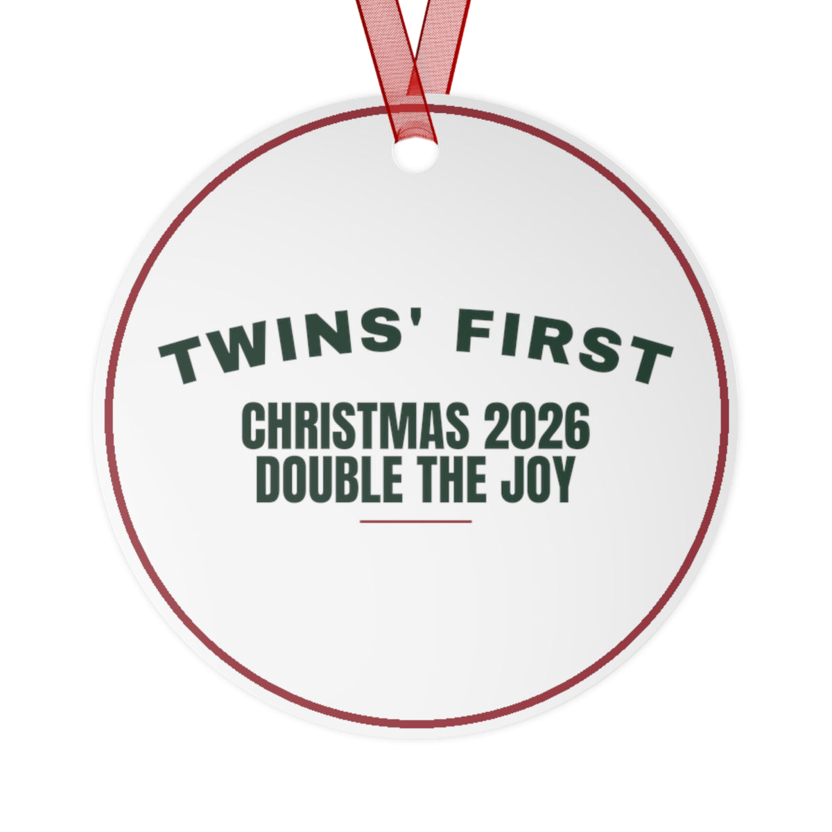 Christmas Ornament 2026 Twins First Christmas Double The Joy