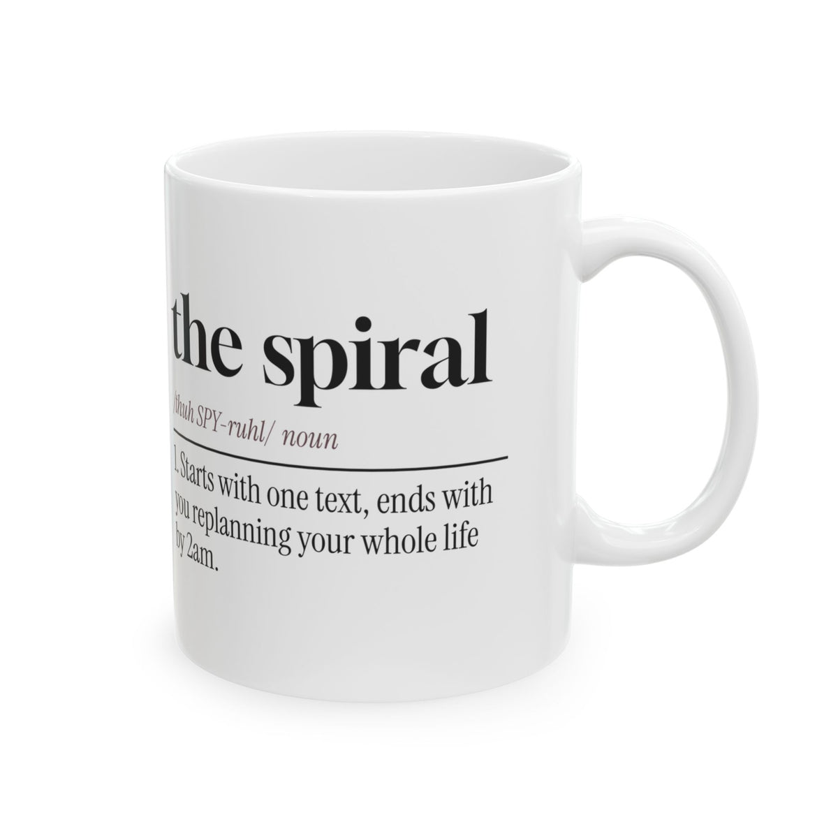 The Spiral Dictionary Mug For Overthinkers