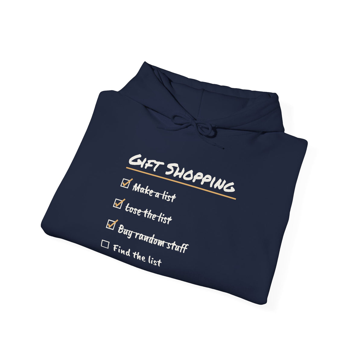 Funny Christmas Shopping Hoodie Lose The List Find It December 26