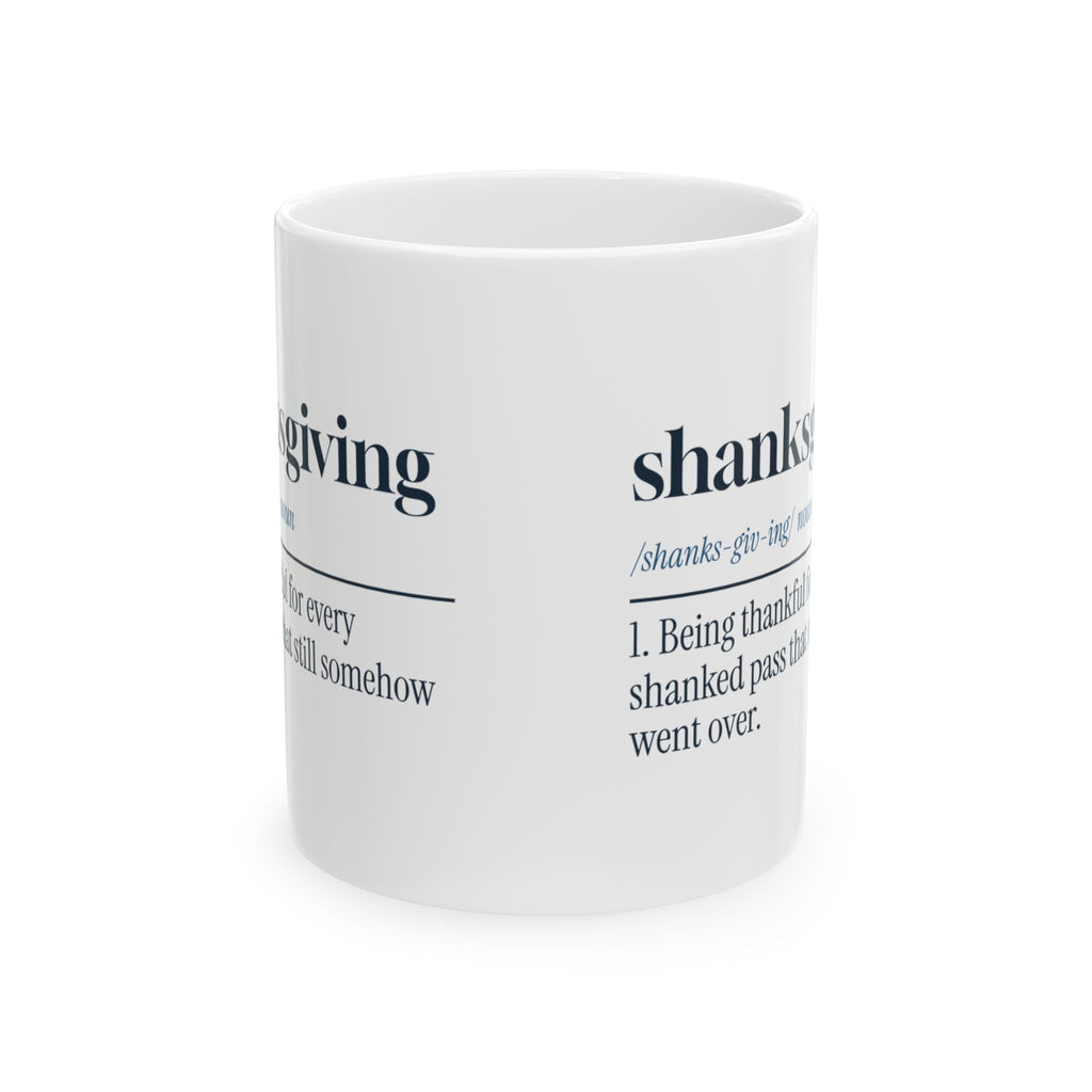 Funny Volleyball Coffee Mug Shanksgiving Definition For Players