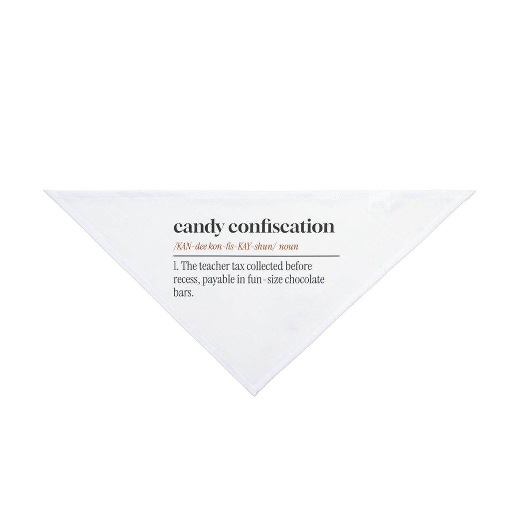 Spooky Teacher Dog Bandana Candy Confiscation For Teachers