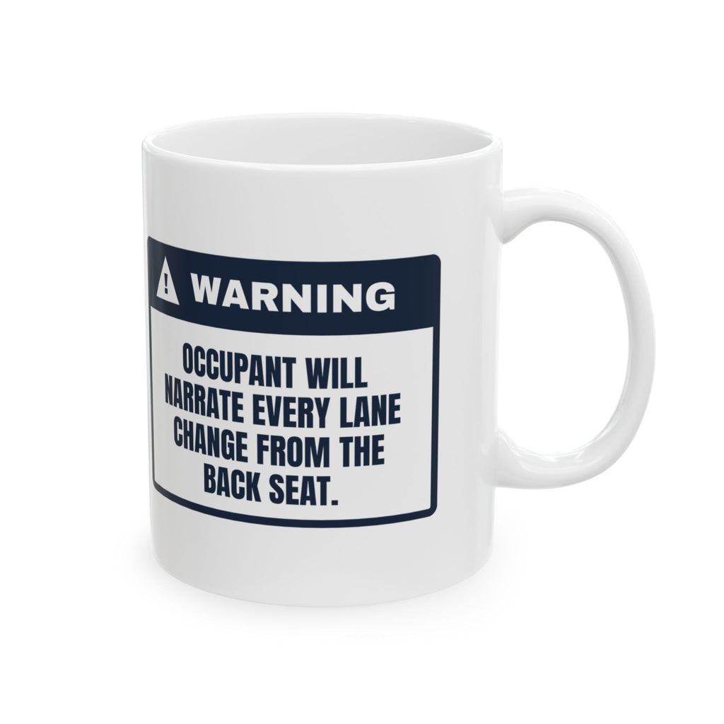 Backseat Driver Coffee Mug Backseat Driver On Board
