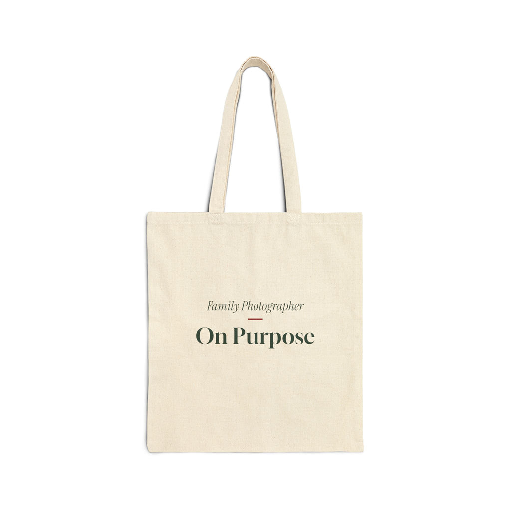 Funny Christmas Tote Bag Family Photographer On Purpose For Introverts