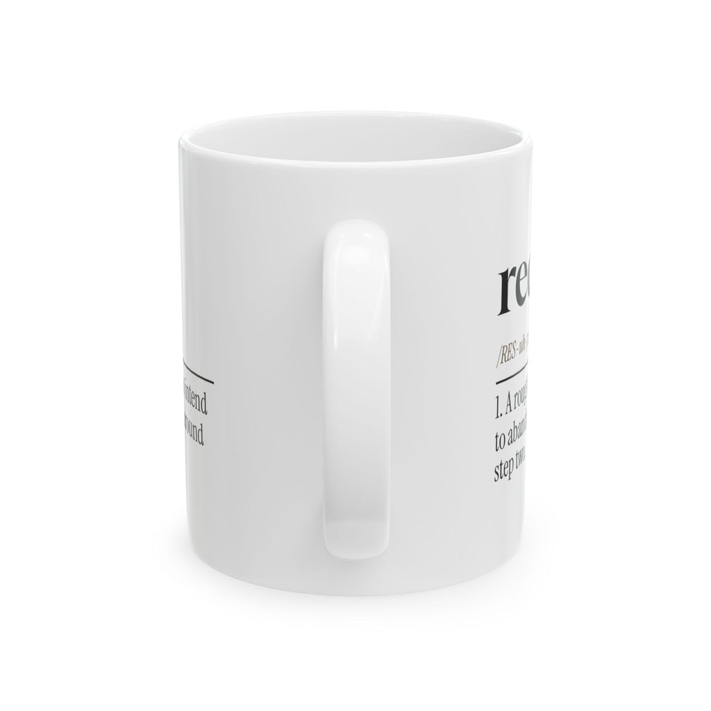 Recipe Dictionary Coffee Mug For Cooking Lovers