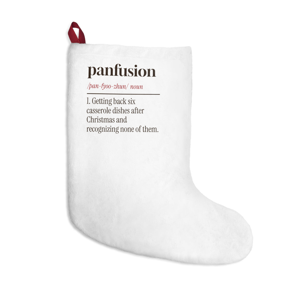 Funny Christmas Host Christmas Stocking Panfusion Dictionary Definition