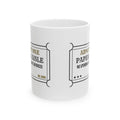 Scrapbooking Coffee Mug Admit One Paper Aisle