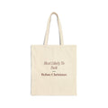 Funny Family Christmas Tote Bag Most Likely To Peek Before Christmas