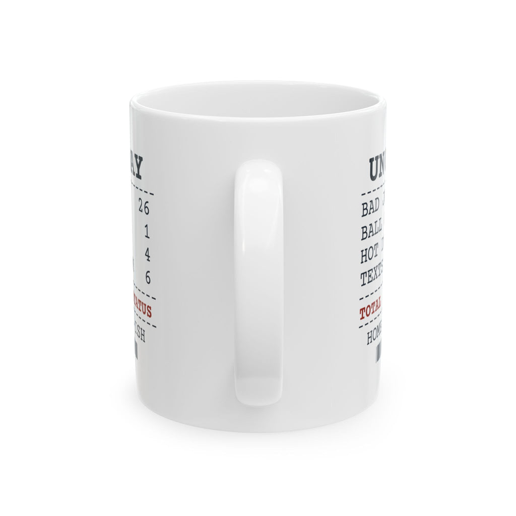 Funny Uncle Coffee Mug Bad Jokes 26 Hot Dogs 4 Receipt